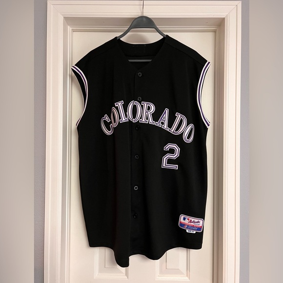 Majestic Other - Authentic Tulowitzki Majestic On-Field Colorado Rockies Vest